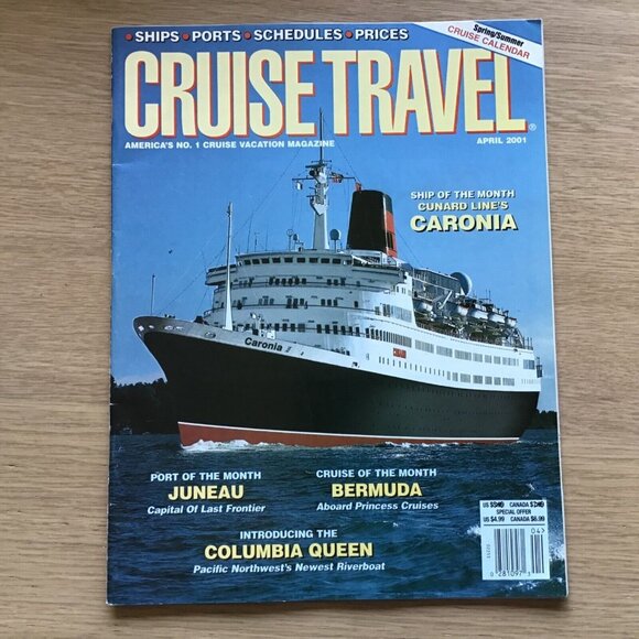 Cruise Travel Magazine Lot of 5 Feb 1992 Oct 1997 Apr 2000 Feb & Apr 2001 - Picture 10 of 12
